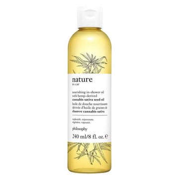 Nature In A Jar Nourishing In-Shower Oil With Cannabis Sativa Oil